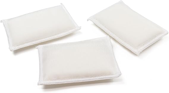 Autofiber Scrub Ninja Max, Interior Scrubbing Sponge - Pack of 3 (White)