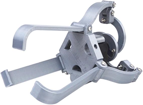 misppro Metal Robot Arm Mechanical Robotic Clamp Silver Claw Kit with Servos Motor