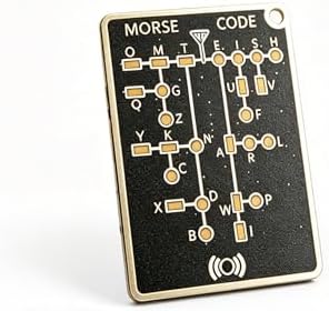 モールス信号 練習機 Morse Code Trainer LED表示付き 初心者向け ポータブル知育ガジェット 暗号ゲーム 学習玩具 CW練習対応