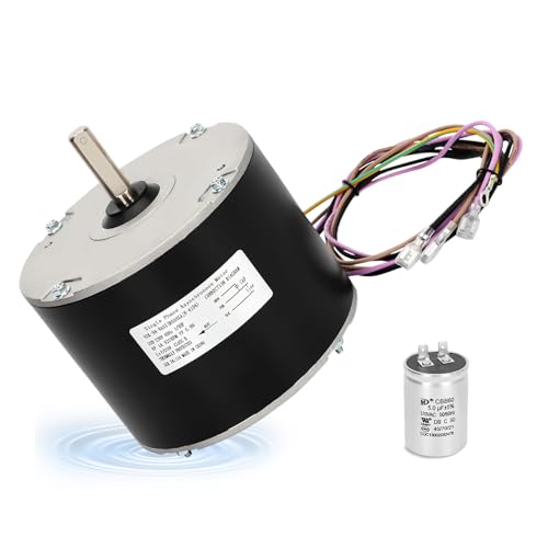 MOT18688 Condenser Fan Motor Upgraded 18 HP 208-230V 48 Frame 825 RPM Compatible with Trane American Standard Replace# MOT18688 MOT12215 MOT12004 MOT10514