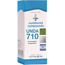 UNDA 710 Numbered Compounds | Homeopathic Preparation | 0.7 fl. oz.