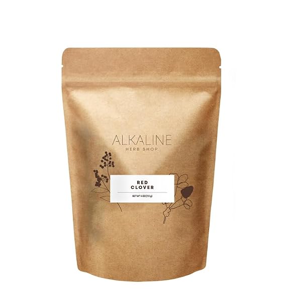 Alkaline Herb Shop Red Clover Cut & Sifted 4 oz - Organic or Wildcrafted Trifolium Pratense (Trebol Rojo) from Albania - For Red Clover Tea - No Fillers, No Additives