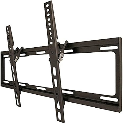 One For All Tilting TV Wall Bracket (WM2421) - Tilt (15°) Wall Mount – Screen size 32-65 Inch - For All types of TVs (LED LCD Plasma) – Max Weight 80kgs – VESA 100x100 to 400x400 - Black