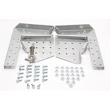 CAPTIVE-AIRE Heavy Duty Hinge Kit with Locking Spring Pin for Restaurant Canopy Hood Exhaust Fan (Used on Fans with wheels larger than 20" or Fans with bases of 33 or larger)