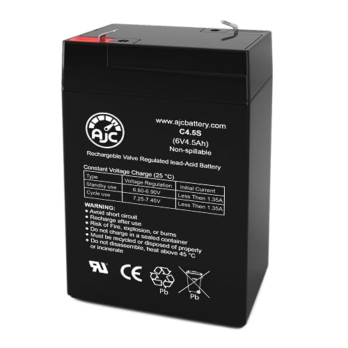 AJC Battery Compatible with Nellcor NPB 395 6V 4.5Ah Battery