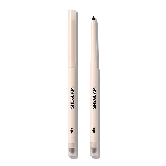 SHEGLAM Gel Glide Eyeliner Pencil Creamy Waterproof Smudgeproof Longwearing Eyeliner-Black