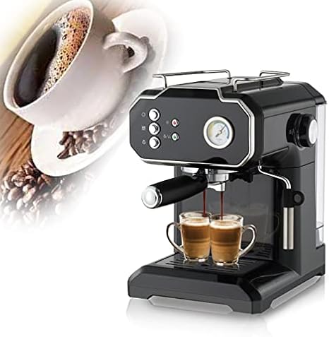 Espresso Machine with Milk Frother - 15 Bar Coffee Maker, 1.5L Water Tank for Cappuccino and Latte