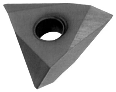43910 On-Edge Solid Carbide Grooving Insert, C520 Grade, TPMC Style, 3/16" Cutting Width, 10 Degrees Lead Angle (Pack of 10)