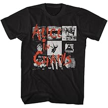 Alice in Chains T-Shirt Album Covers Mens Short Sleeve T Shirts 90s Music Vintage Style Graphic Tees Men