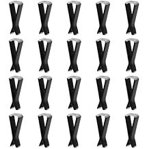 Bonsicoky 20 Pcs Square Head Car Vent Clips with Box, Air Freshener Clips for Office Home Car Air Conditioner Outlet, Black