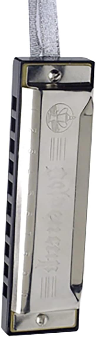 Broadway Gifts Metal Harmonica Classic Christmas Ornament