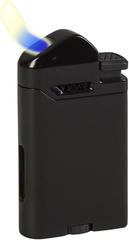 LIGHTERUSA Vertigo Attache 2 Soft Flame Lighter (Black)