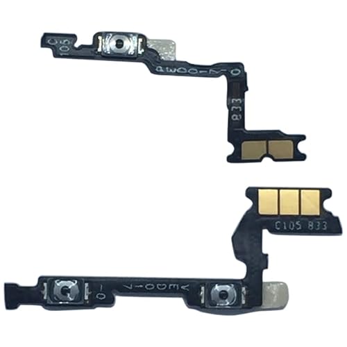 Cellphone Parts for OnePlus 6T 1 Pair Power Button & Volume Button Flex Cable