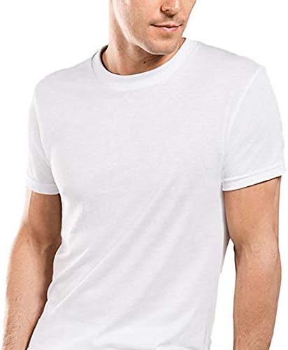 Stafford Crew Neck White 3-Pack 100% Cotton