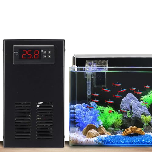 Aquarium Chiller, Aquarium Cooler Heater System Water Cooler Aquarium Chiller Constant Temperature Cooling System for Aquarium Aquarium Aquarium Aquarium Chiller Constant Temperature 10 ~ 40 ℃