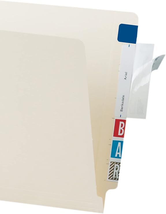 Tabbies 58385 - PROTECTOR, TOP TAB FOLDER, 3 1/2 X 2, CLEAR
