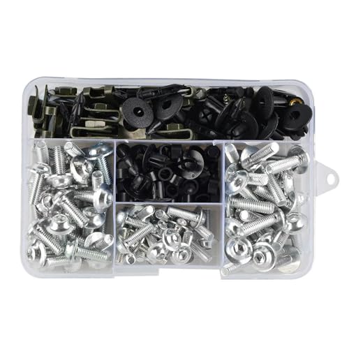 Motorcycle Full Fairing Bolts Kit Stainless Steel Clips Nut Bodywork Screws for BMW R1150R R1150RT R1200GS K1200S K1200GT R1200RT K1300S K1600GT HP2 Sport ABS