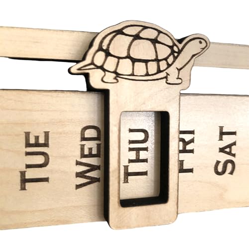 Daily PET Feed Tracker | 7 Days per Week Pet Collection Turtle