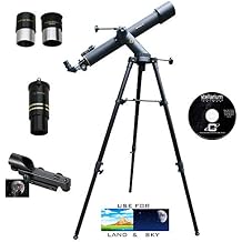 Cassini 800mm x 72mm Atronomical/Terrestrial Telescope Kit ...
