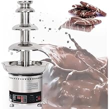 Chocolate Fountain Chocolate Fountain Commercial Chocolate Fountain Chocolate Fountain Machine Stainless Steel Chocolate Fountain Fondue for Cake Shop,Hotel,House,Restaurant,Banquet,7Tier(4Tier)