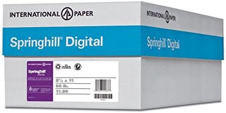 Springhill 8.5 x 11 Goldenrod Copy Paper, 24lb Bond/60lb Text, 89gsm, 5,000 Sheets (10 Reams) Colored Printer Paper with Smooth Finish Versatile and Flexible Computer Paper 024037C