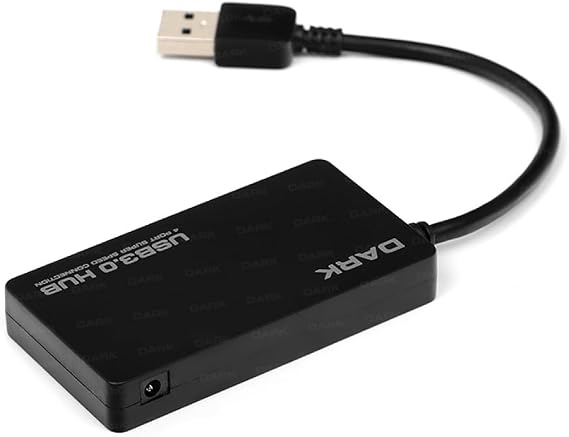 DARK Connect Master U341 4 Port USB Hub, USB 3.0