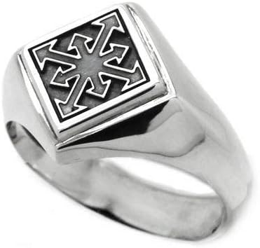 Chaos Magic Star Ring Unisex Silver 925