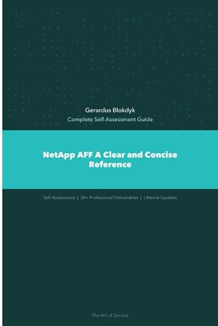 NetApp AFF A Clear and Concise Reference