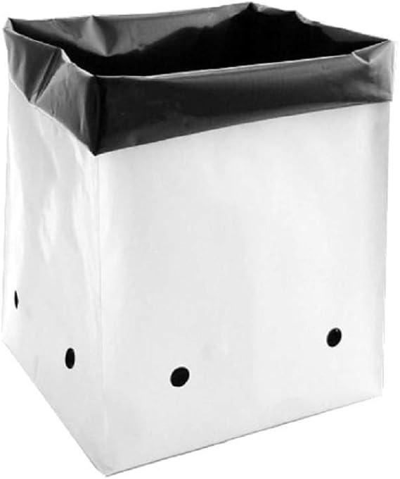 1 Gallon Black & White Poly Grow Bags 100pc