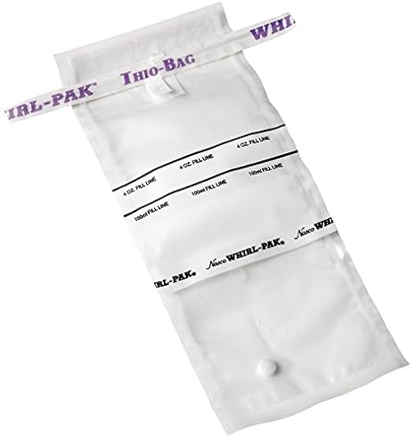 Hach Sterile Whirl-Pak Bag with Dechlorinating Agent, 2075333