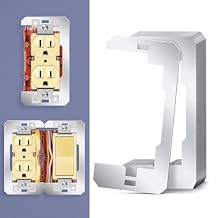 12 Pcs Outlet Spacers,Metal Wall Plate Spacer for Receptacle Repair and Loose Electrical Switches Fix,Leveler and Retainer for Loose Electrical Outlet
