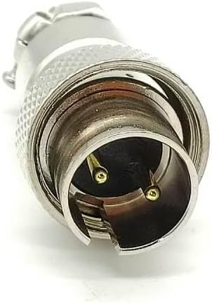 Elecbee GX16 2 Pin Connector Reverse Straight Male Plug for Cable