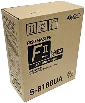 Genuine Riso S-8188 A4 Masters 2 Rolls Per Box Old Risograph Part # was S-4250
