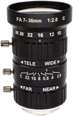 Industrial Zoom Lens 6MP 1/1.8 inch C-Mount