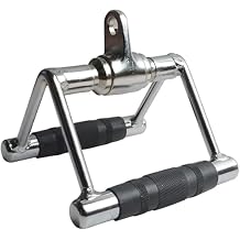 Cable Machine Attachment, V-Shaped Bar, Double D Row Handle, Tricep Press Down Bar,LAT Pull Down Bar for Home Gym, Fitness Handles