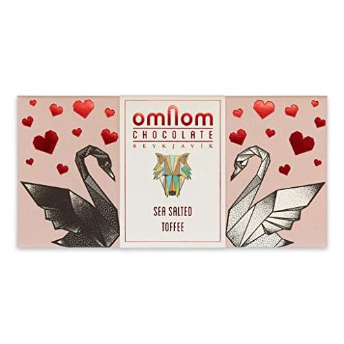 OMNOM Toffee Sea Salt Chocolate Bar, 2.1 OZ