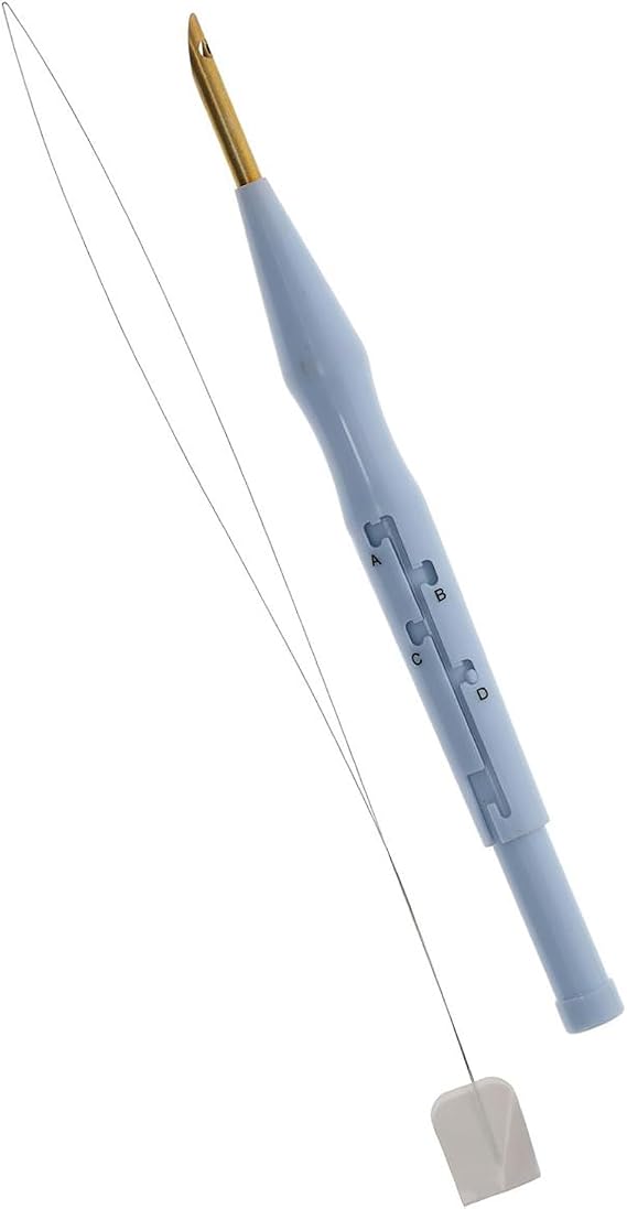 LEISURE ARTS Punch Needle Tool, Punch Needle, Needle Tool, Yarn, Oxford Needle, Threader, Supplies, Embroidery