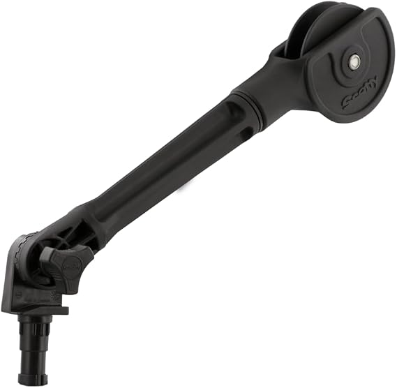 Scotty #749 Trap-Ease Trap Roller without Mount,Silver/Black