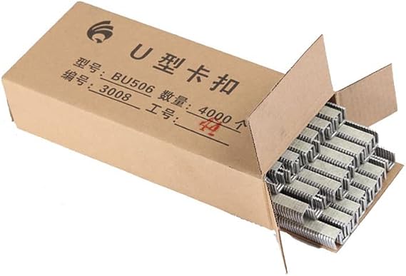 4000pcs Buckle U type 506 Clips Manual U-shape Sausage Clipper Clipping Machine (U506)