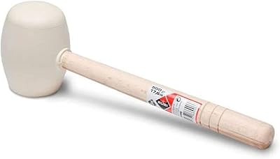 Rubi 65913 White Rubber Mallet of 500 g