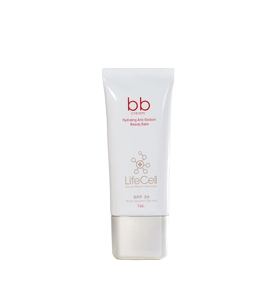 LifeCell SPF 30 Tinted Anti-Aging BB Cream Medium Shade, 1oz, Hydrating