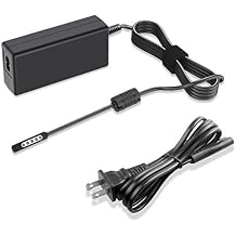 TREE.NB Surface Pro 1/2/RT Charger, 43W 12V 3.58A Power Supply Adapter with Cord for Microsoft Tablets
