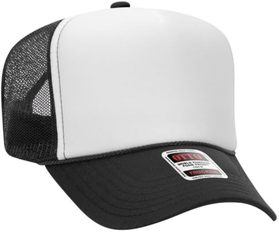 Otto Cap 5-Panel High Crown Mesh Back Trucker Hat
