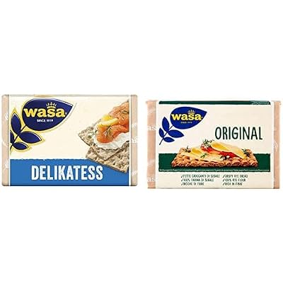 Wasa İnce Gevrek Ekmek Crispbread Delikatess 270 g. ve Wasa Sade Gevrek Ekmek Crispbread Original 275 g.
