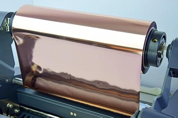 Rose Gold Metallic Foil Laminating Toner Reactive Fusing Foil 12.6" x 984, 3" Core - Flaring Foil - Sleeking Foil - Digital Foil for DUPLO DFL-500 Q-Topic