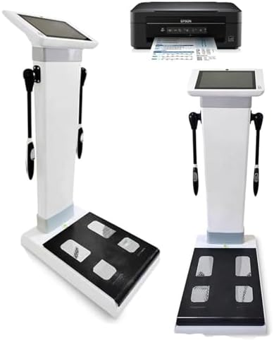 Body Fat Weighing Scale - Smart Composition Analyzer with 10.1 LCD Display, Height, Weight, Muscle Analysis & Printer