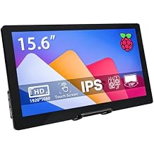 HAMTYSAN 15.6 Inch Raspberry Pi Screen FHD 1920x1080 Touchscreen Monitor IPS Second Screen Display with Dual-Speakers for Raspberry Pi 5/4/3/2/ Win11/10/8/7 Jetson Nano