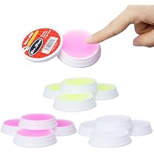 12PCS Fingertip Moistener, 10 G Three-Colour Envelope Moistener, Finger Moisturizer Non-Slip Finger Moistener for Sorting Paper Grip Paper Bills Document Counting Collating Sorting Task