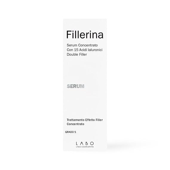 Fillerina 15HA Concentrated Face Serum Anti Aging for Deep Wrinkles & Skin Lifting Filler Effect Facial gr5 30ml