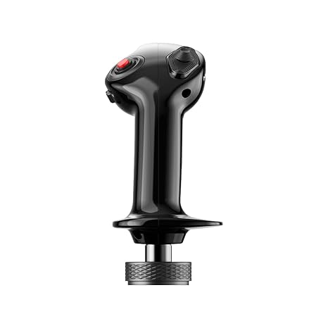 MOZA MA3X Side Stick Flight Simulator Aircraft Joystick, Black